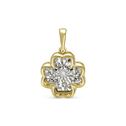 Подвеска из золота с бриллиантом