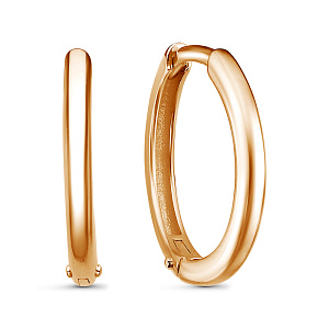 Серьги из красного золота