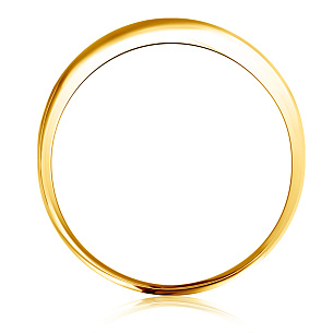 Кольцо из желтого золота с бриллиантом