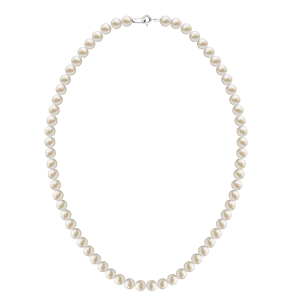 Бусы из серебра с жемчугом