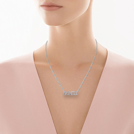 Колье из серебра