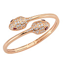 Браслет декоративный из красного золота