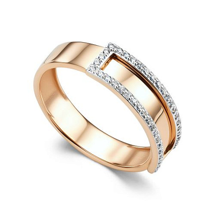 Кольцо из красного золота