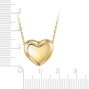 Колье из желтого золота