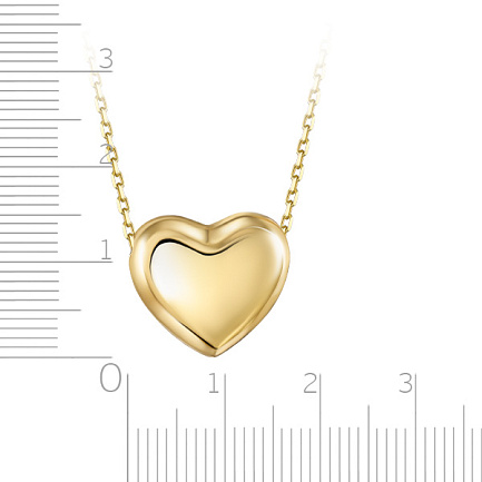 Колье из желтого золота