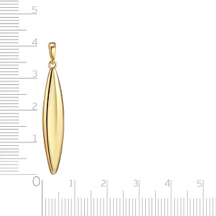 Подвеска из желтого золота