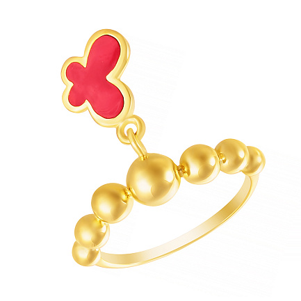 Кольцо из серебра с эмалью