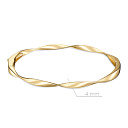 Браслет жесткий из желтого золота