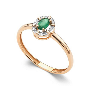 Кольцо из красного золота