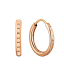 Серьги из красного золота