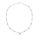 Колье из белого золота с бриллиантами