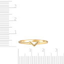 Кольцо из желтого золота