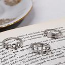 Кольцо из серебра с фианитом