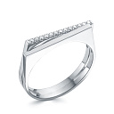 Кольцо из белого золота с бриллиантами