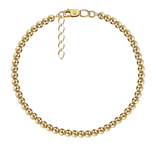 Браслет декоративный из желтого золота