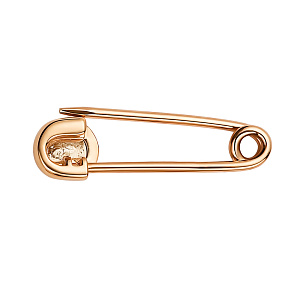 Булавка из красного золота с бриллиантом