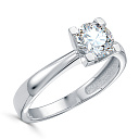 Кольцо из белого золота