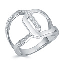 Кольцо из белого золота с бриллиантами