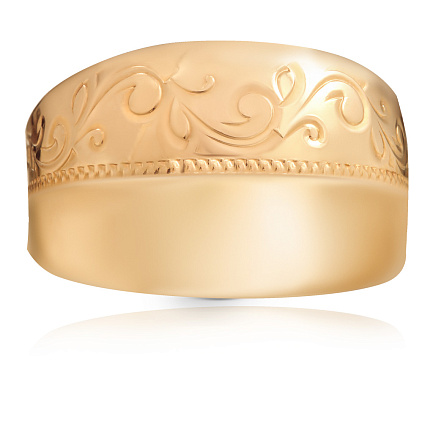 Кольцо из красного золота