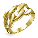 Кольцо из серебра с позолотой