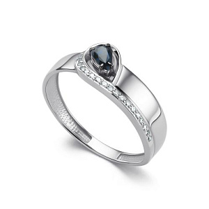 Кольцо из белого золота