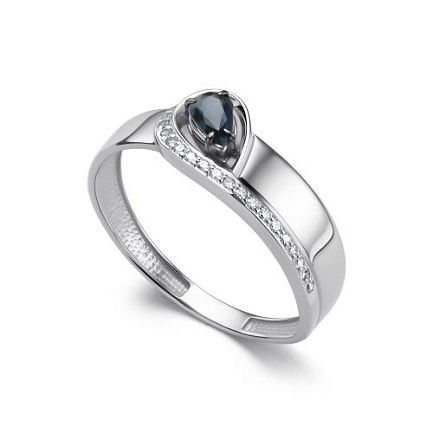 Кольцо из белого золота