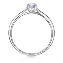 Кольцо из белого золота