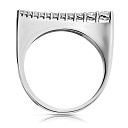 Кольцо из белого золота с бриллиантами