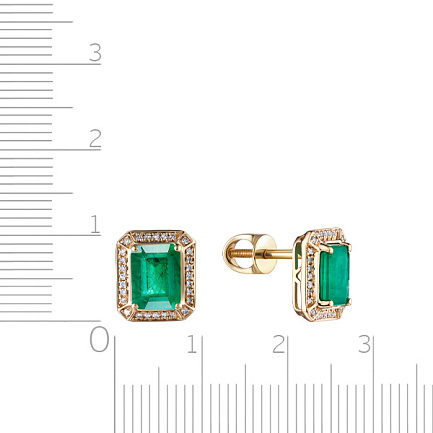 Серьги Пусеты