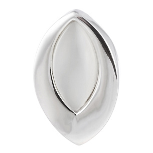 Подвеска из серебра с кошачьим глазом