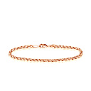 Браслет ручной работы из серебра, плетение бисмарк