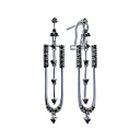 Серьги из белого золота