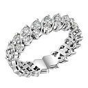 Кольцо из белого золота с бриллиантами