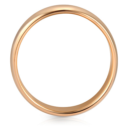 Кольцо обручальное из желтого золота