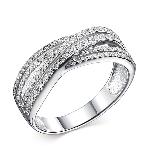 Кольцо из белого золота