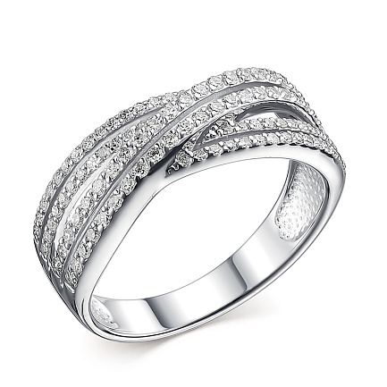 Кольцо из белого золота