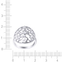 Кольцо из серебра с фианитом