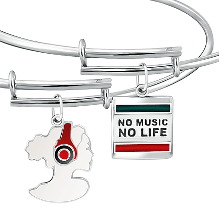 Бэнгл No music No life