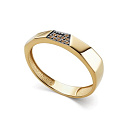 Кольцо из желтого золота с бриллиантами