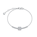 Браслет из белого золота с бриллиантами