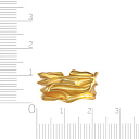 Кольцо из серебра с позолотой