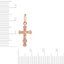 Крест из красного золота