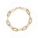 Браслет из желтого золота