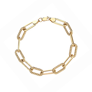 Браслет из желтого золота