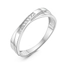 Кольцо из белого золота с бриллиантами