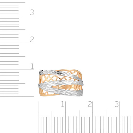 Кольцо из красного золота