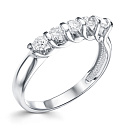 Кольцо из белого золота с бриллиантами