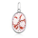 Подвеска из серебра с агатом