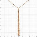 Колье из красного золота