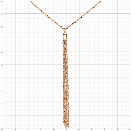 Колье из красного золота